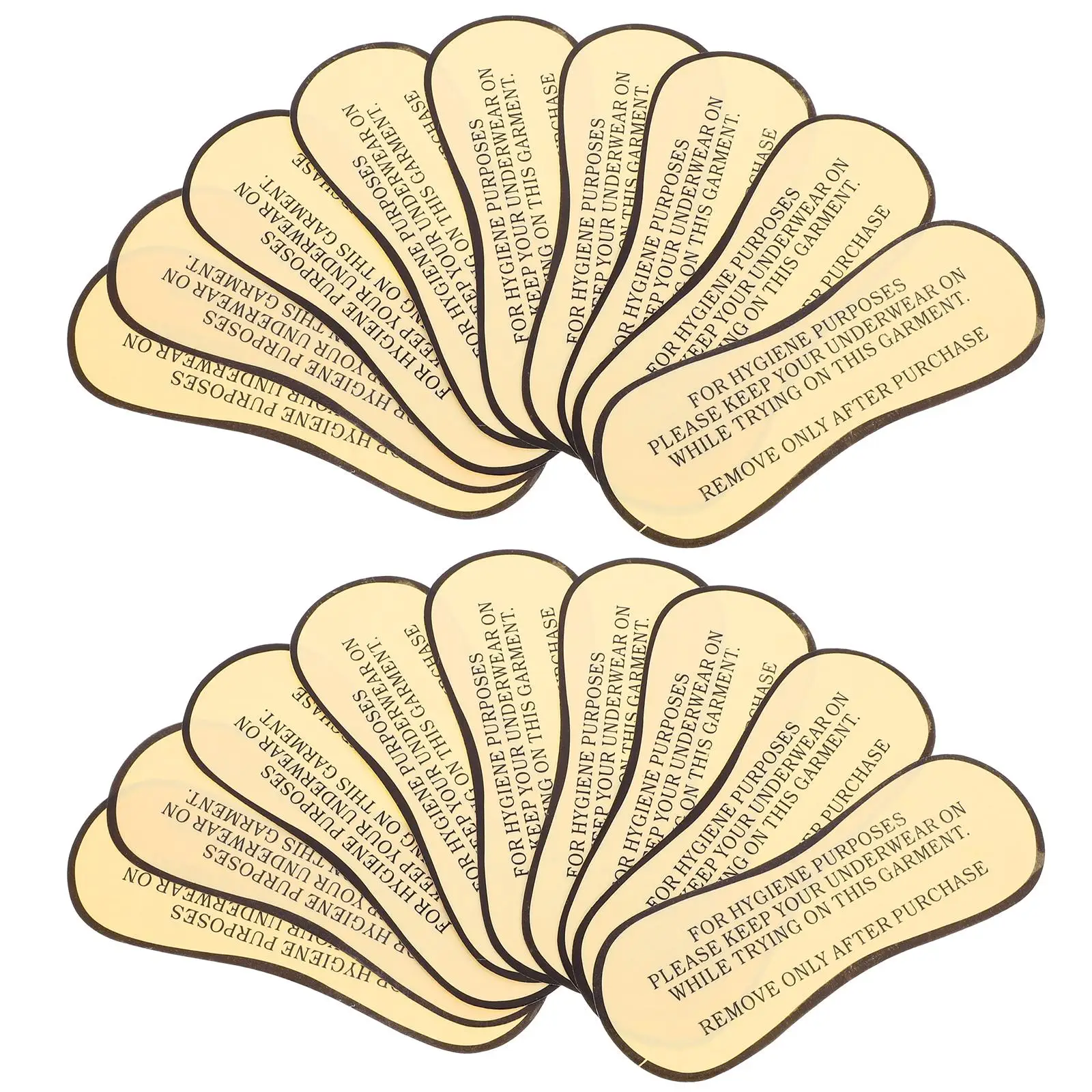 50 Pcs Adhesive Protective Sticker For Swimwear 5X14CM Self Adhesive Protective Sticker for Swimsuits Bikini Lingerie Pant Liner
50 Pcs Adhesive Protective Sticker For Swimwear 5X14CM Self Adhesive Protective Sticker for Swimsuits Bikini Lingerie Pant Liner