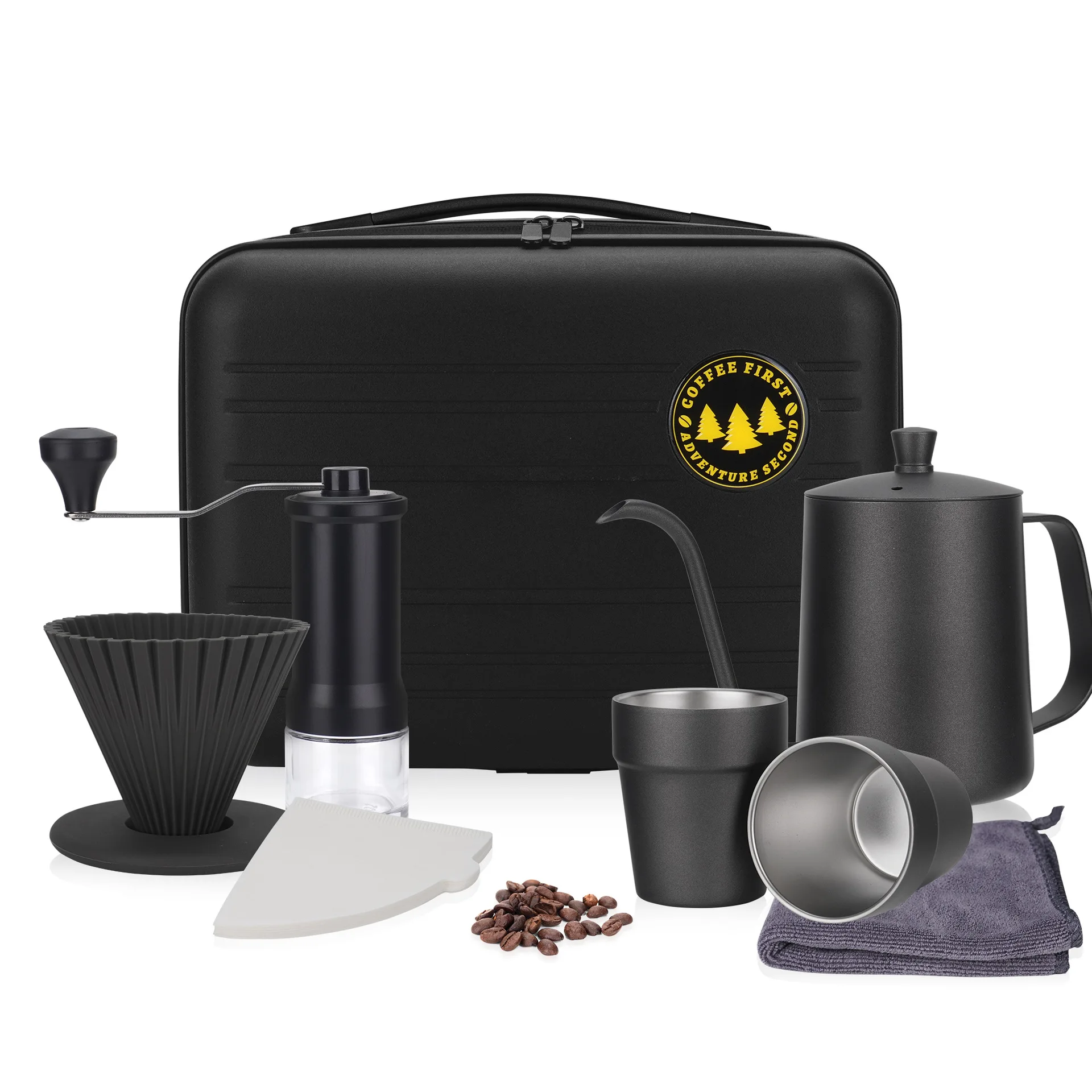 25 Years New Manual Portable Coffee Grinder Coffee Set Camping Outdoor Coffee Grinder Portable Coffee Set 6 Piece Gift Box Set
25 Years New Manual Portable Coffee Grinder Coffee Set Camping Outdoor Coffee Grinder Portable Coffee Set 6 Piece Gift Box Set