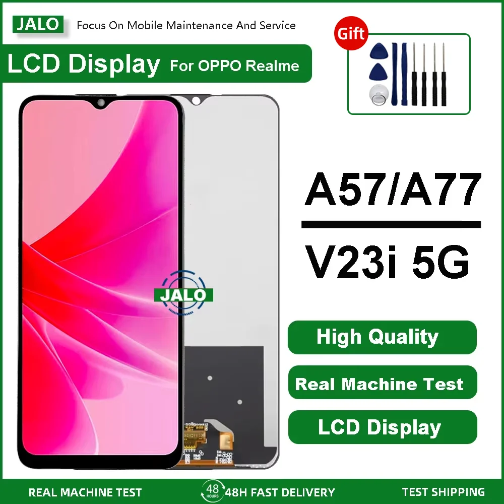 JALO Screen Assembly Suitable for OPPO A57 A77 Realme V23i LCD Display Touch Screen LCD Panel Replacement
JALO Screen Assembly Suitable for OPPO A57 A77 Realme V23i LCD Display Touch Screen LCD Panel Replacement
