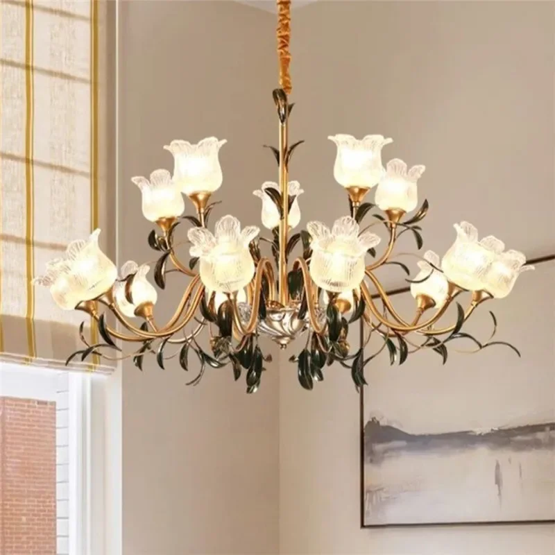 KERWIN American Pastoral Chandelier French Creativity Flower Living Room Dining Room Bedroom Villa Home Decoration Pendant Lamp
KERWIN American Pastoral Chandelier French Creativity Flower Living Room Dining Room Bedroom Villa Home Decoration Pendant Lamp