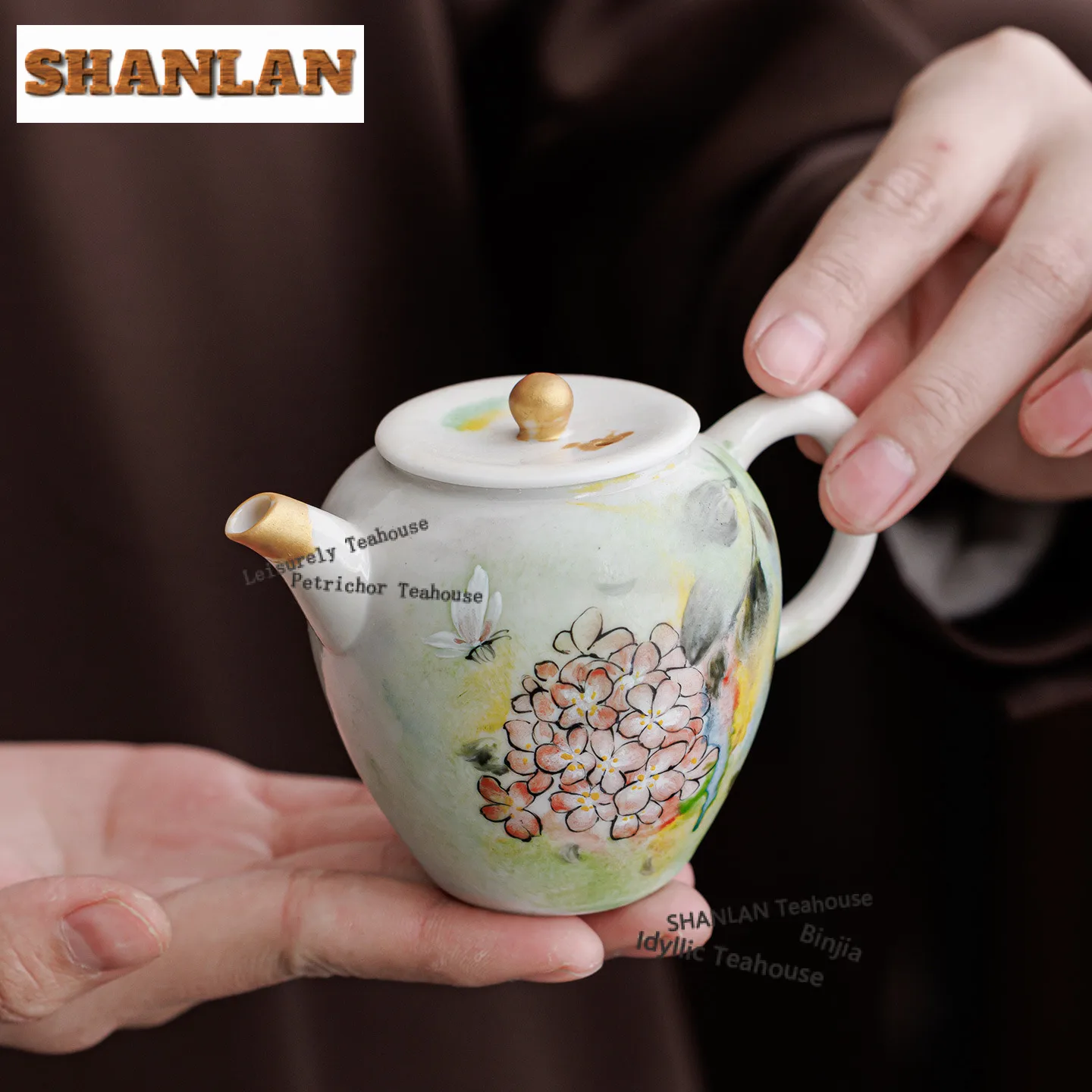 Чайник-заварник ручной росписи «Гортензия», креативный, для дома, с отверстием для заваривания, для чая улун, подарки
Чайник-заварник ручной росписи «Гортензия», креативный, для дома, с отверстием для заваривания, для чая улун, подарки