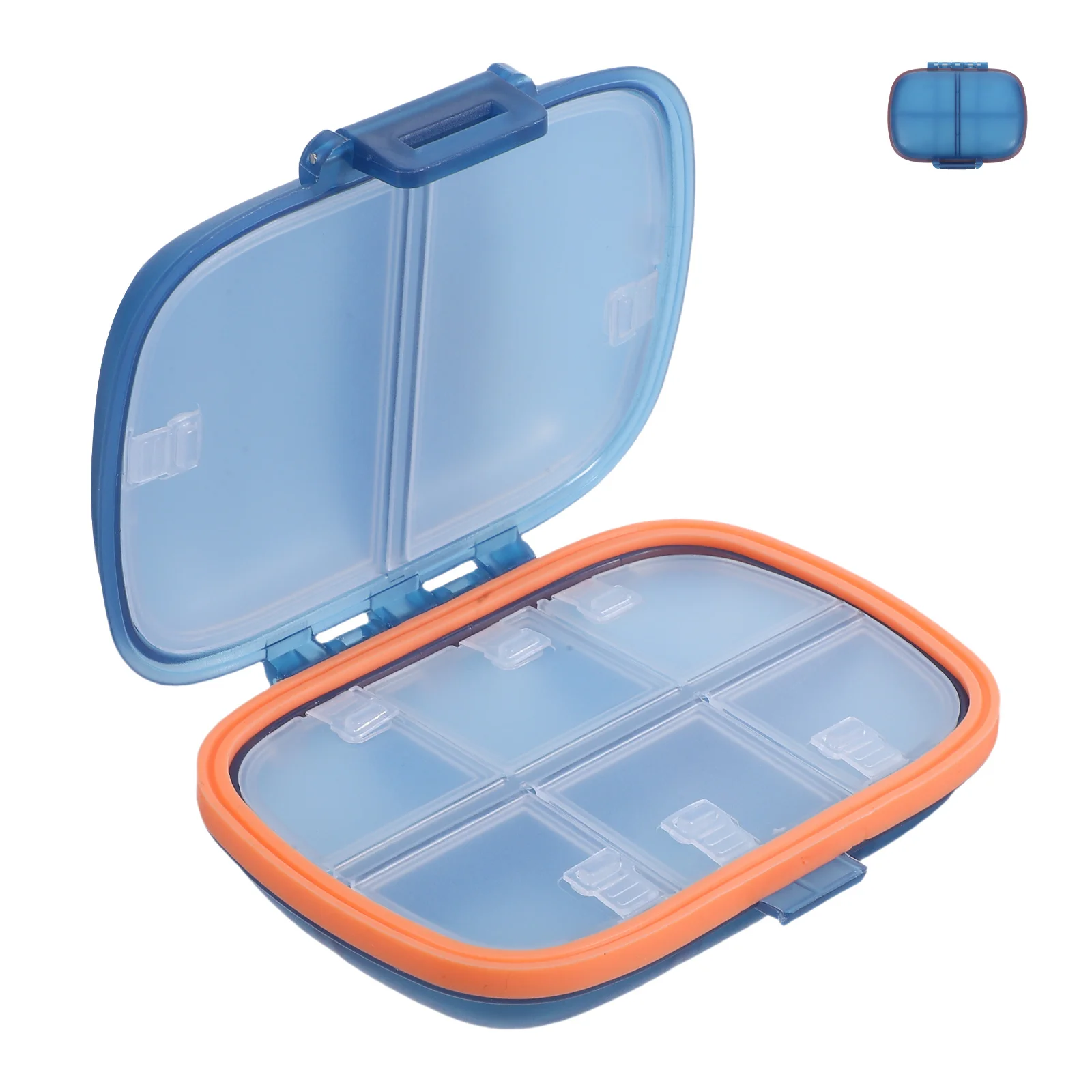 8-отдельный еженедельный ящик для таблеток, герметичный органайзер для путешествий, портативный ежедневный футляр для таблеток для домашней работы, путешествий
8-отдельный еженедельный ящик для таблеток, герметичный органайзер для путешествий, портативный ежедневный футляр для таблеток для домашней работы, путешествий