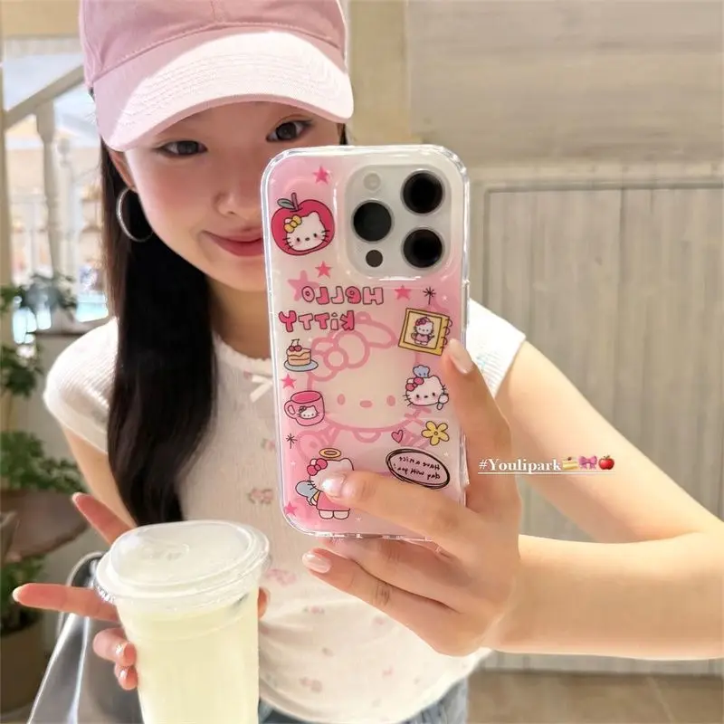 Cartoon Hello Kitty Phone Case for IPhone 17 Pro 16 Plus 15 14 Pro Max Luxury Shockproof Protective Cover Girls Holiday Gift
Cartoon Hello Kitty Phone Case for IPhone 17 Pro 16 Plus 15 14 Pro Max Luxury Shockproof Protective Cover Girls Holiday Gift