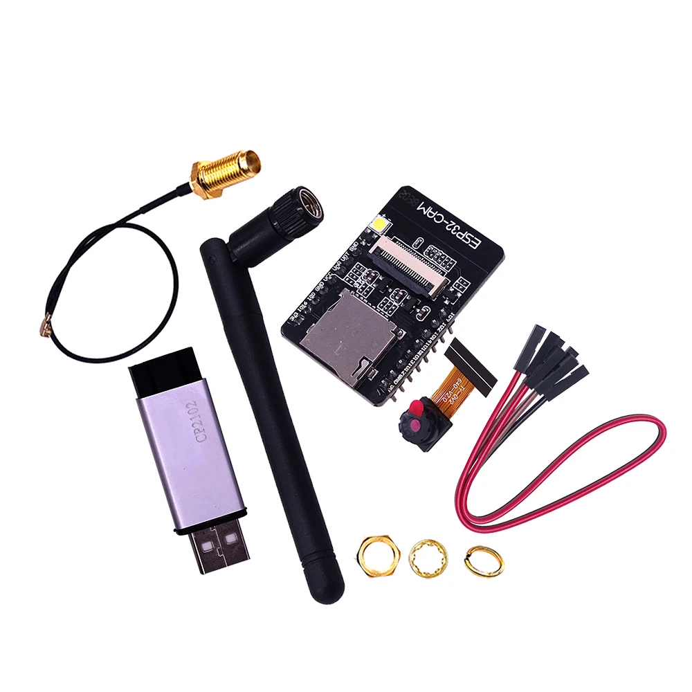 WiFi Bluetooth ESP32 Camera Module OV2640 2MP Camera Kit CP2102 Development Board Antenna
WiFi Bluetooth ESP32 Camera Module OV2640 2MP Camera Kit CP2102 Development Board Antenna