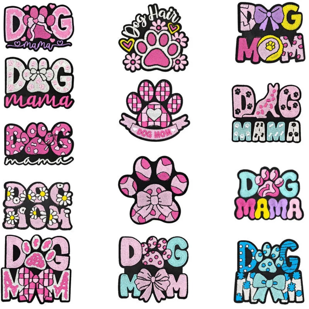Cotton Letters Dog Mom Embroidery Patch DIY Backpack T-shirt Bag Applique Iron on Patches Sticker Sewing Craft Decor Repair
Cotton Letters Dog Mom Embroidery Patch DIY Backpack T-shirt Bag Applique Iron on Patches Sticker Sewing Craft Decor Repair