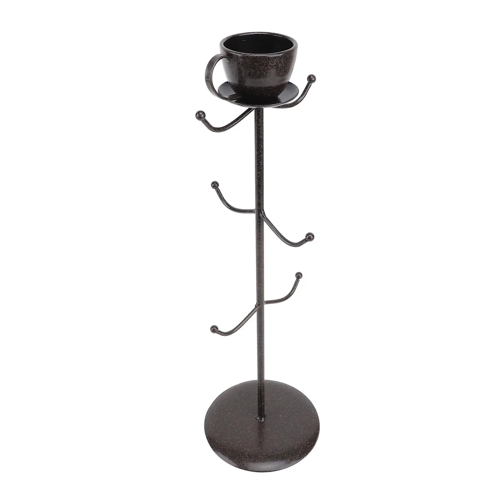 Black Metal Mug Holder Tree For Countertop Coffee Tea Cup Storage Rack
Black Metal Mug Holder Tree For Countertop Coffee Tea Cup Storage Rack