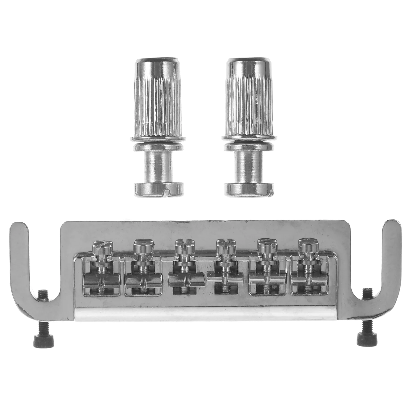 Wraparound Roller Bridge Saddle Tailpiece for Style Electric Guitar Replacement Parts Accessories (Silver)
Wraparound Roller Bridge Saddle Tailpiece for Style Electric Guitar Replacement Parts Accessories (Silver)
