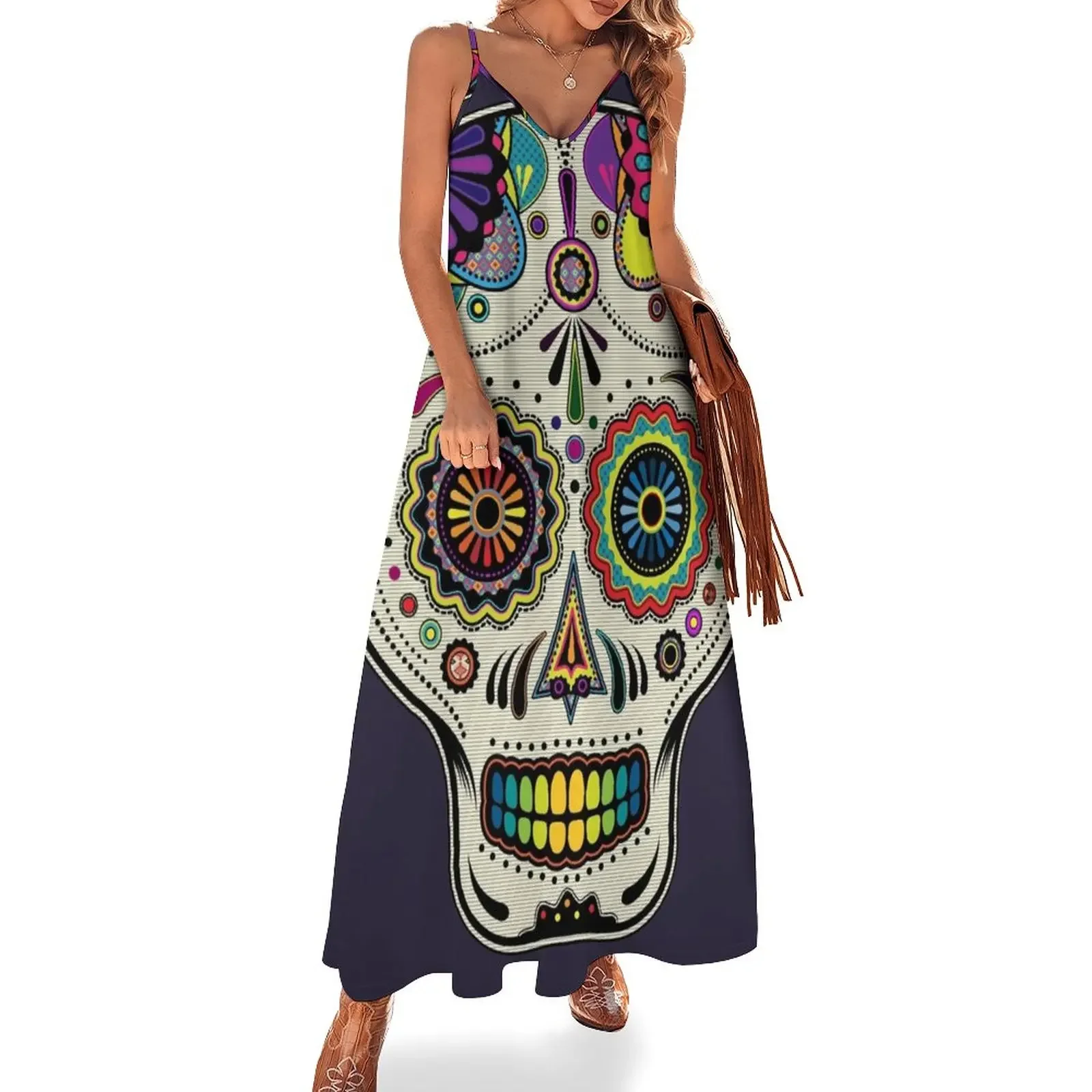 Sugar Skull Day of the Dead Sleeveless Dress beach dresses sexy short dresses daring Women's summer dresses
Sugar Skull Day of the Dead Sleeveless Dress beach dresses sexy short dresses daring Women's summer dresses