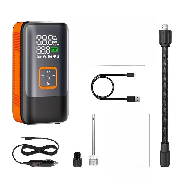 Portable intelligent double cylinder air pump, wireless car air pump 
Portable intelligent double cylinder air pump, wireless car air pump