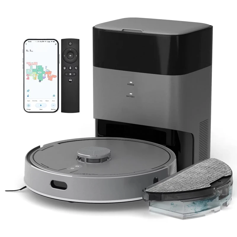 5500pa Ultrasonic Carpet Sweeping Pet Area Robot Vacuum Cleaner Laser Self Emptying Auto Recharger Robot Floor Water Mop
5500pa Ultrasonic Carpet Sweeping Pet Area Robot Vacuum Cleaner Laser Self Emptying Auto Recharger Robot Floor Water Mop