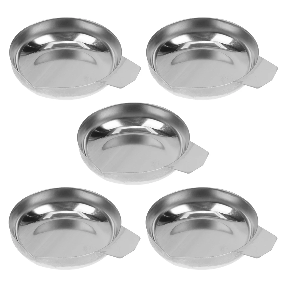 5 Pcs Digital Scale Weighing Pan Electronic Trays Food Electric Stainless Steel Jewelry Pans Trinket Silver
5 Pcs Digital Scale Weighing Pan Electronic Trays Food Electric Stainless Steel Jewelry Pans Trinket Silver