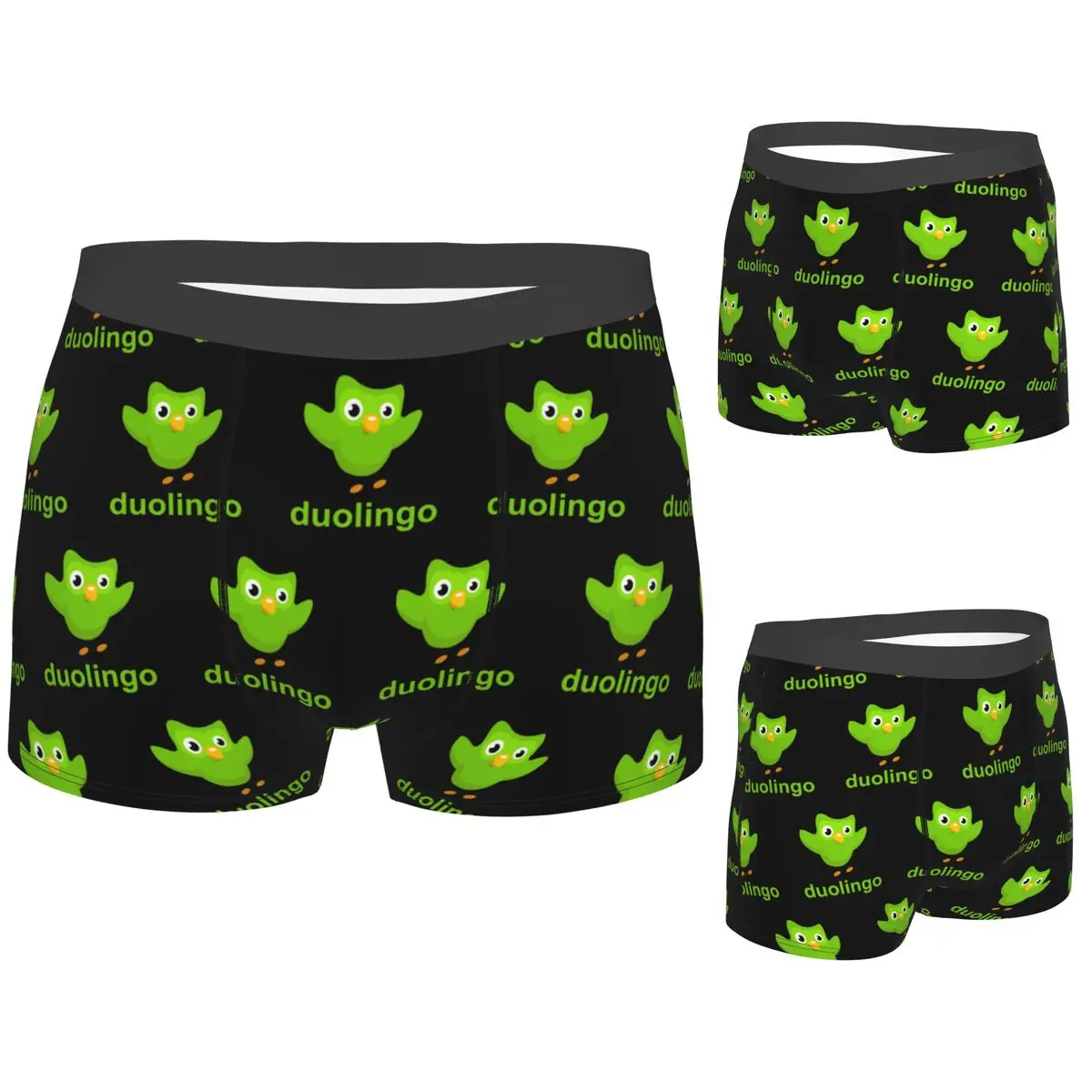 Boxer Underpants Shorts Duolingo Owl Duo Panties Men's Breathable Underwear for Homme Man Boyfriend Gift
Boxer Underpants Shorts Duolingo Owl Duo Panties Men's Breathable Underwear for Homme Man Boyfriend Gift