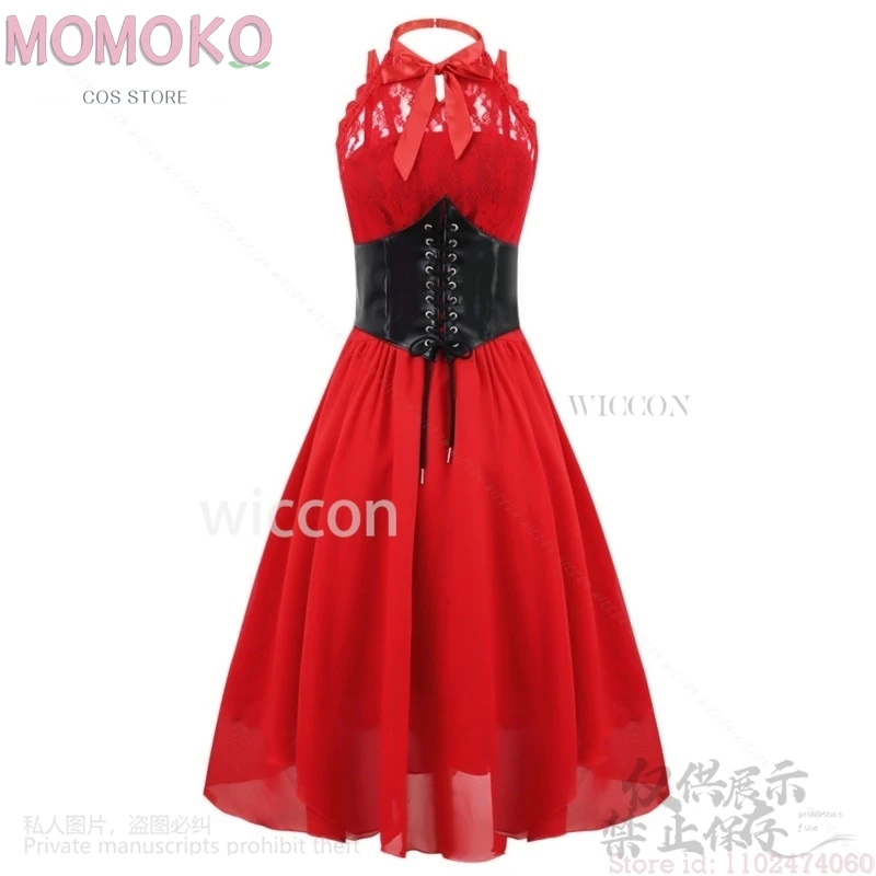 Anime Christmas Halloween Dress Cosplay Costume Gothic Punk Vintage Party Sleeveless Cross Back Retro Lolita Vestidos Customized
Anime Christmas Halloween Dress Cosplay Costume Gothic Punk Vintage Party Sleeveless Cross Back Retro Lolita Vestidos Customized