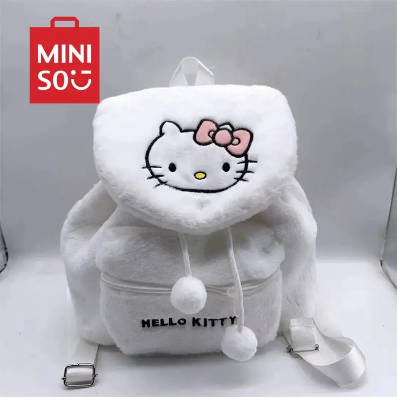 MINISO New autumn and winter plush cartoon bag for students' leisure large capacity cute flip cover Sanrio Kuromi
MINISO New autumn and winter plush cartoon bag for students' leisure large capacity cute flip cover Sanrio Kuromi