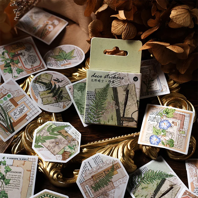 46 pcs/lot Vintage Labels Stickers Decorative Diary Album DIY Scrapbooking handmade Journal notebook Craft Supplies
46 pcs/lot Vintage Labels Stickers Decorative Diary Album DIY Scrapbooking handmade Journal notebook Craft Supplies