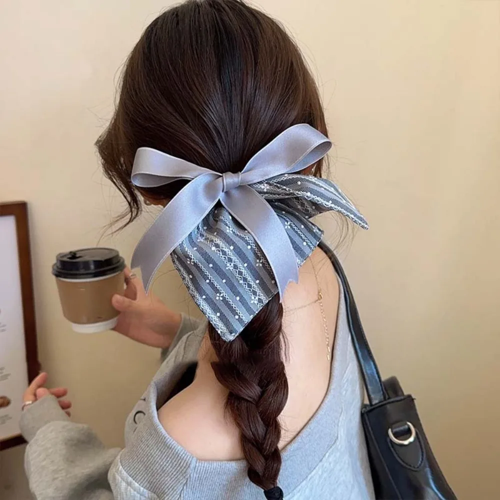Korean Style Plaid Silk Ribbon Scrunchies Elastic Pleated Large Intestine Hair Ring Blue Green Women Ponytail Holder Girls
Korean Style Plaid Silk Ribbon Scrunchies Elastic Pleated Large Intestine Hair Ring Blue Green Women Ponytail Holder Girls