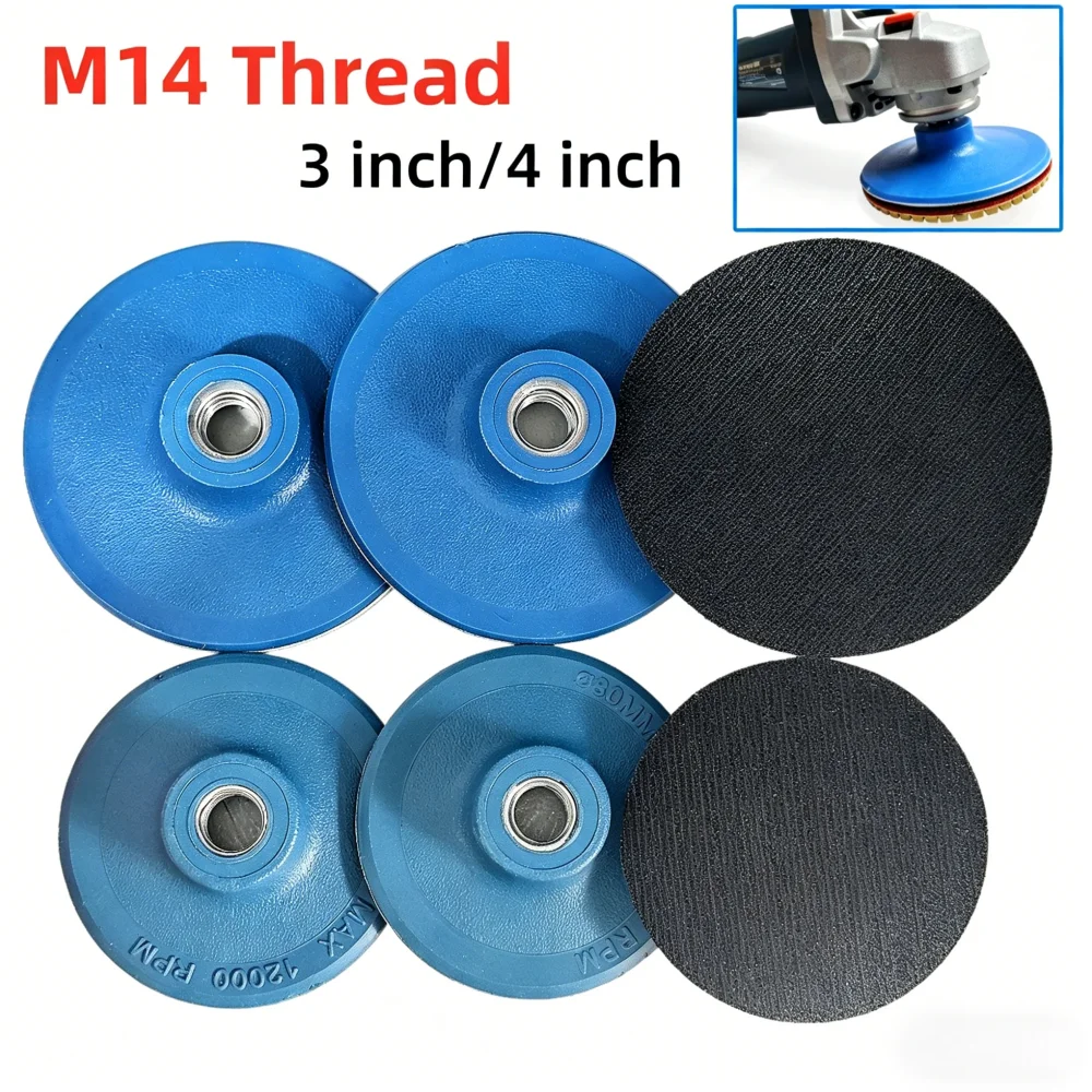 1/2/4Pcs Sanding Disc Backing Pad 3"/4" Self-Adhesive Polishing Pad for Sander or Polisher M14 Thread Angle Grinder Accessories
1/2/4Pcs Sanding Disc Backing Pad 3"/4" Self-Adhesive Polishing Pad for Sander or Polisher M14 Thread Angle Grinder Accessories