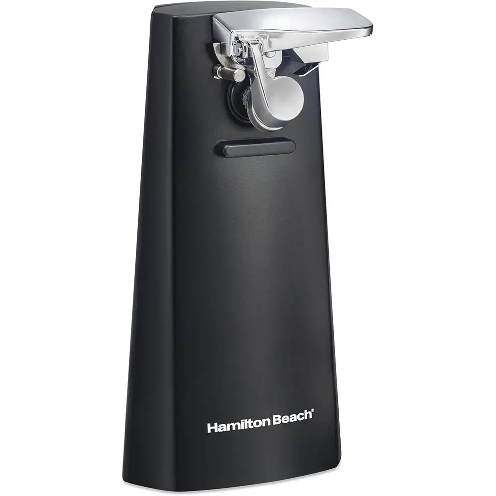 Extra-Tall Electric Automatic Can Opener with Easy-Clean Detachable Cutting Lever, Cord Storage, Knie ener, Black (76702)
Extra-Tall Electric Automatic Can Opener with Easy-Clean Detachable Cutting Lever, Cord Storage, Knie ener, Black (76702)