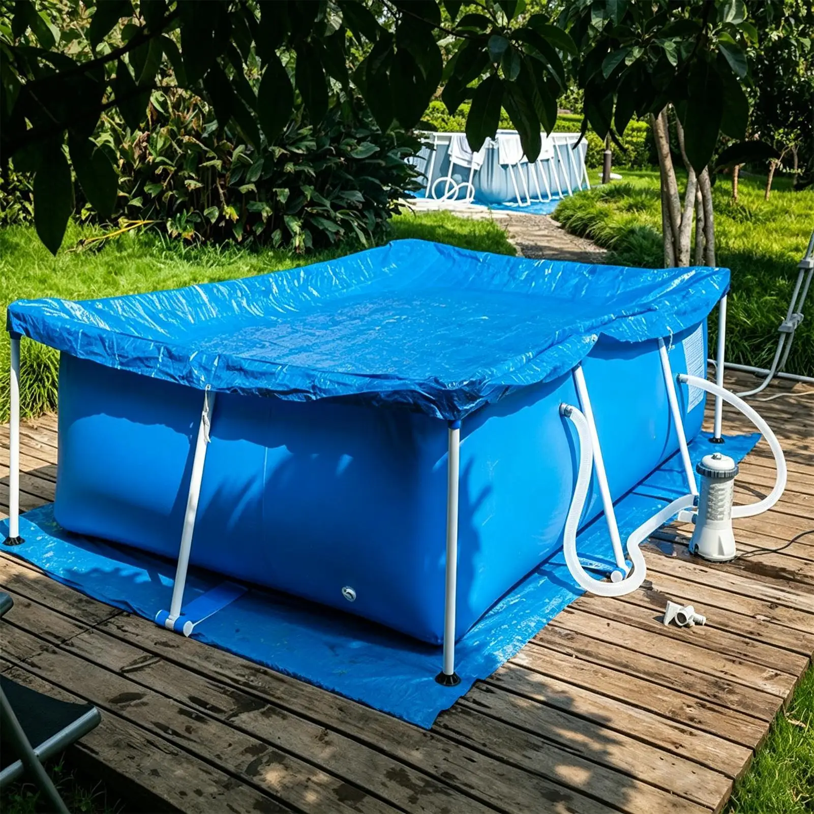 Pool Liner Pad Waterproof Puncture Resistant Tarp Under Pool Padding Floot Mat For Outdoor Home Commercial Backyard Camping
Pool Liner Pad Waterproof Puncture Resistant Tarp Under Pool Padding Floot Mat For Outdoor Home Commercial Backyard Camping