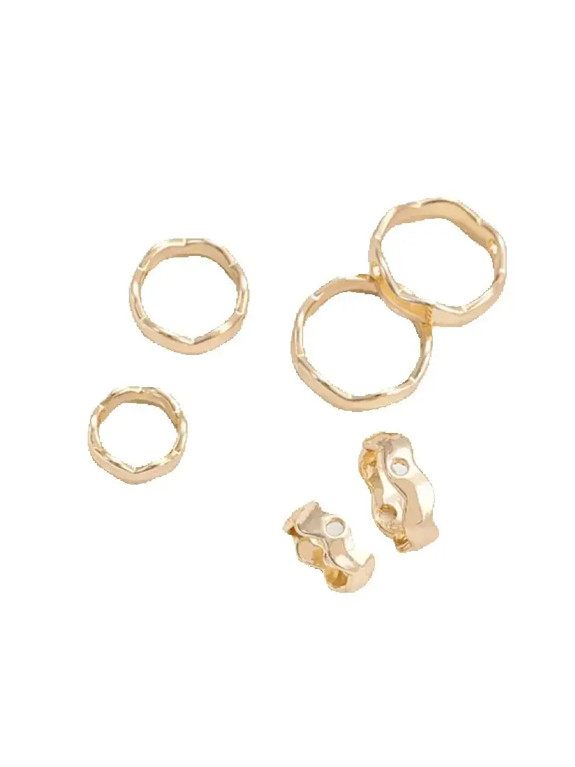 14K Gold Wave Ring Set Bead Ring Bead Ring Handmade Diy String Pearl Bracelet Necklace Jewelry Accessories C140
14K Gold Wave Ring Set Bead Ring Bead Ring Handmade Diy String Pearl Bracelet Necklace Jewelry Accessories C140