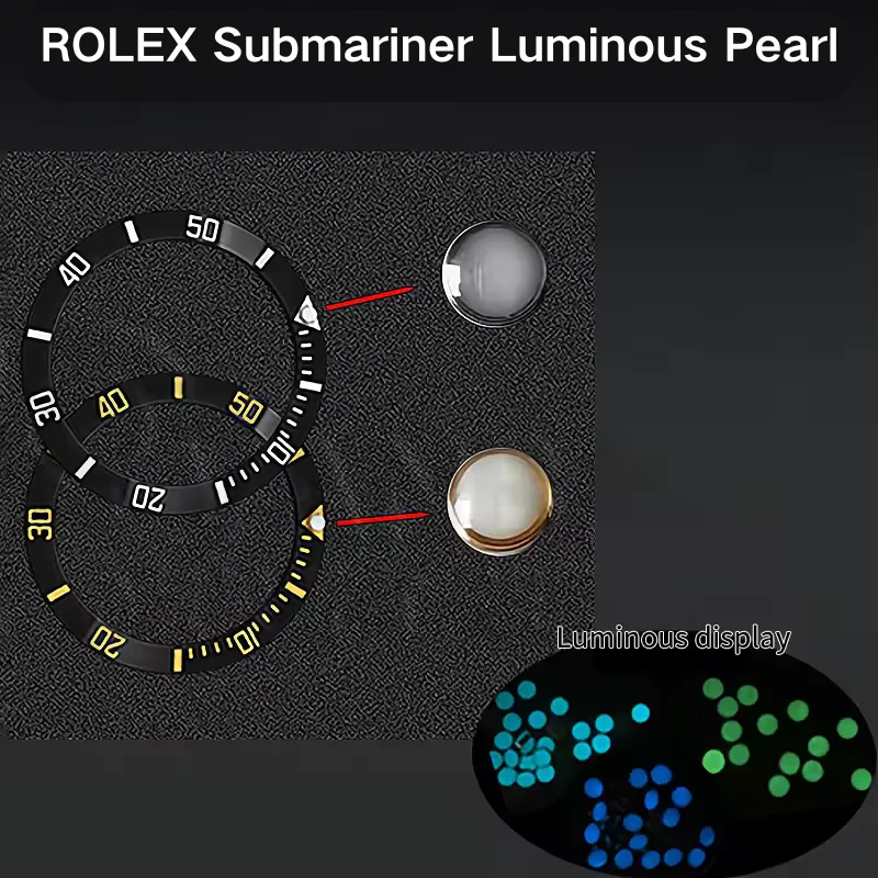 Submariner Beads Blue Green 2pcs Luminous Pip Watch Bezel Insert 12 O’Clock Luminous Pearl Dot Mod Parts Replacement Accessorie
Submariner Beads Blue Green 2pcs Luminous Pip Watch Bezel Insert 12 O’Clock Luminous Pearl Dot Mod Parts Replacement Accessorie