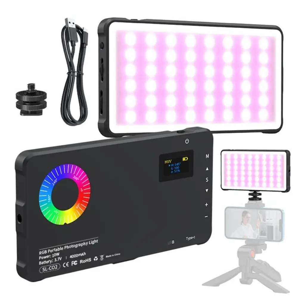 Portable 4000Mah Battery LED Video Light Dimmable Mini Live Fill Light Rechargeable Fill-in Light Live Broadcast
Portable 4000Mah Battery LED Video Light Dimmable Mini Live Fill Light Rechargeable Fill-in Light Live Broadcast