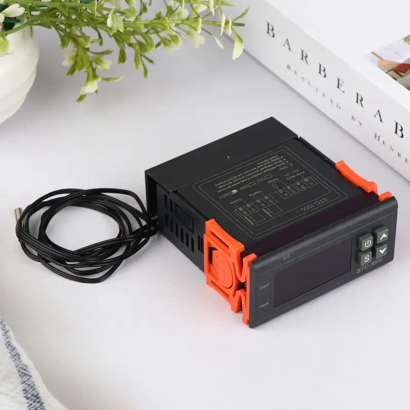 Цифровой термостат STC 1000 220 В для инкубаторов; светодиодный дисплей; реле 10 А; надежный контроль температуры для отопления/охлаждения
Цифровой термостат STC 1000 220 В для инкубаторов; светодиодный дисплей; реле 10 А; надежный контроль температуры для отопления/охлаждения