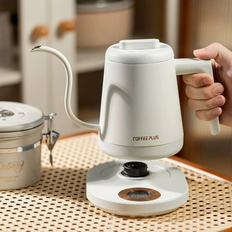 Smart Temperature Control Gooseneck Kettle Stainless Steel Pour Over Coffee Electric Kettle with Precise Heating for Home Use
Smart Temperature Control Gooseneck Kettle Stainless Steel Pour Over Coffee Electric Kettle with Precise Heating for Home Use