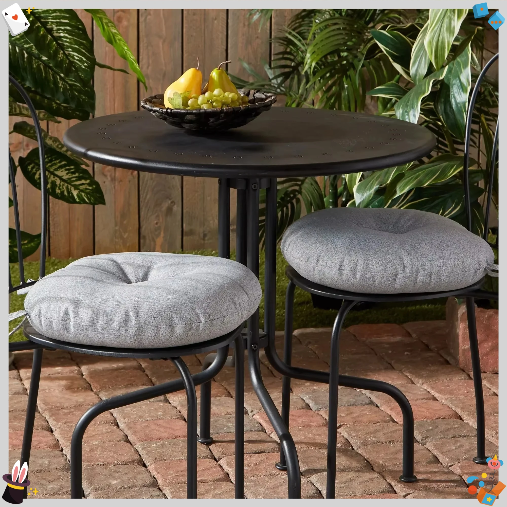 Heather Gray Outdoor Seat Cushions Set of 2, Water-Resistant Patio Cushions for Deck Porch Poolside, All-Weather Furniture
Heather Gray Outdoor Seat Cushions Set of 2, Water-Resistant Patio Cushions for Deck Porch Poolside, All-Weather Furniture