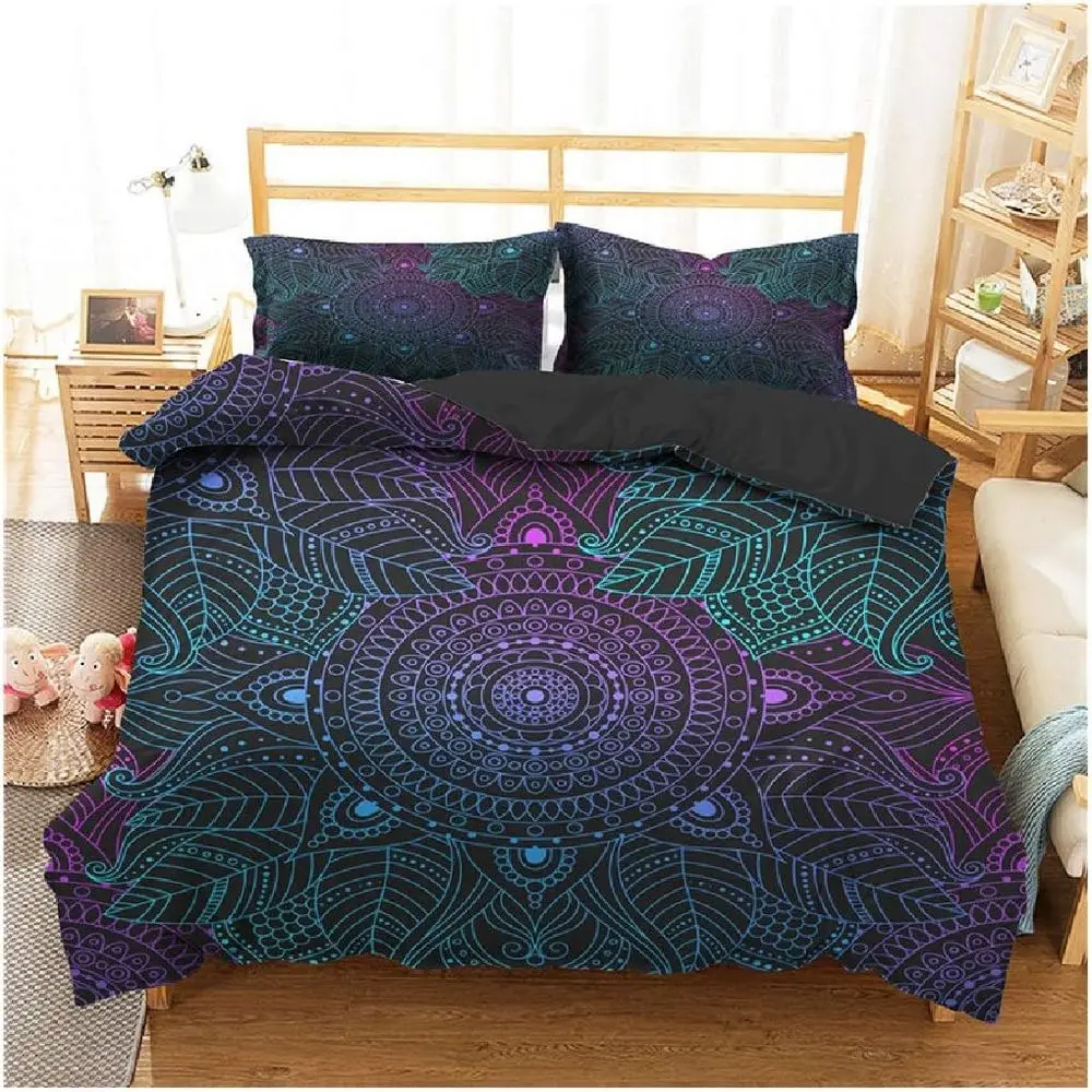 Bedding Set 3D Printed King Duvet Cover Bohemian Mandala Home Textiles for Adults Bedclothes with Pillowcase Bed Sheet Queen Qui
Bedding Set 3D Printed King Duvet Cover Bohemian Mandala Home Textiles for Adults Bedclothes with Pillowcase Bed Sheet Queen Qui