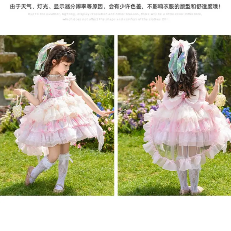 Girls' Lolita Dress Girl's Sweet Princess Dress Children's Summer New Tutu Skirt Children's Spring Autumn Bottoming Shirt Tops
Girls' Lolita Dress Girl's Sweet Princess Dress Children's Summer New Tutu Skirt Children's Spring Autumn Bottoming Shirt Tops