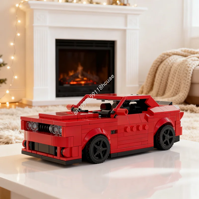 430pcs MOC City Champions Dodge Challenger SRT Demon Model Building Blocks Toys Architecture Idea Christmas Gifts Brick Kids
430pcs MOC City Champions Dodge Challenger SRT Demon Model Building Blocks Toys Architecture Idea Christmas Gifts Brick Kids