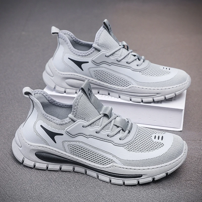 Мужские сетчатые кроссовки, дышащие, без запаха, повседневная спортивная обувь, модные рабочие черные лоферы, для тенниса
Мужские сетчатые кроссовки, дышащие, без запаха, повседневная спортивная обувь, модные рабочие черные лоферы, для тенниса