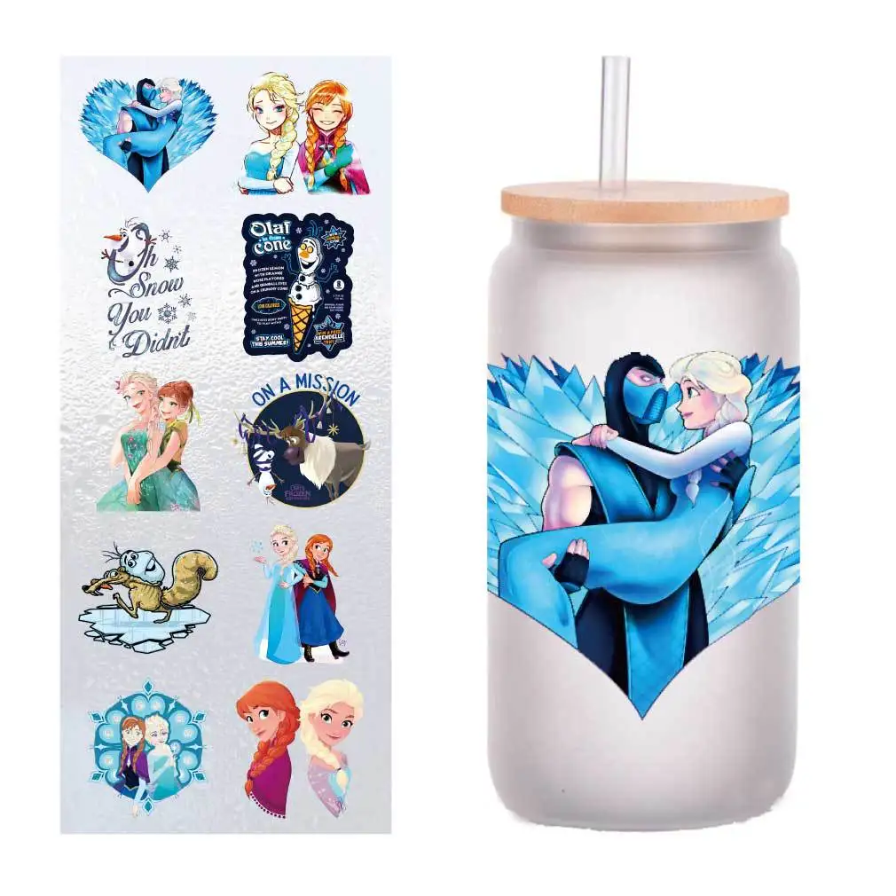 10/Pack Fairy Tales Frozen Anna UV Transfer Sticker Crystal Label Cup Sticker custom four inches.
10/Pack Fairy Tales Frozen Anna UV Transfer Sticker Crystal Label Cup Sticker custom four inches.