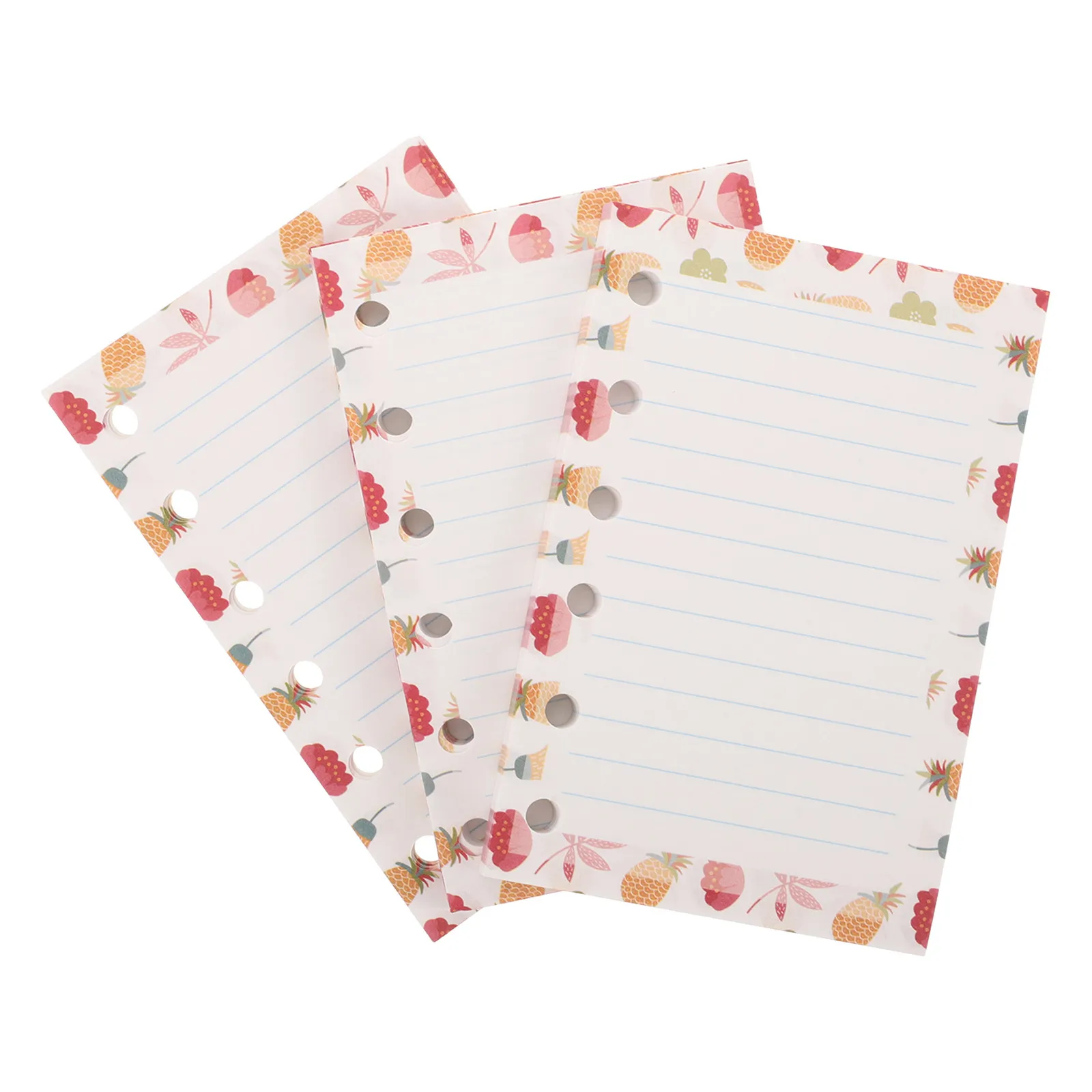 3Pcs Loose-Leaf Paper Creative Colorful A7 Size 6 Hole Notebook Papers for Home Store School Note Planning Management
3Pcs Loose-Leaf Paper Creative Colorful A7 Size 6 Hole Notebook Papers for Home Store School Note Planning Management
