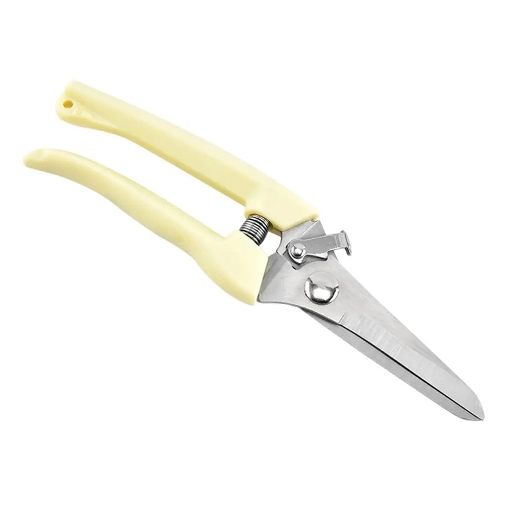 Beige 1 pcs Sharp Comfortable Grip Spring Sesign Straight/Bent Head Garden Supplies Grafting Tool Branch Shears Pruning Shears
Beige 1 pcs Sharp Comfortable Grip Spring Sesign Straight/Bent Head Garden Supplies Grafting Tool Branch Shears Pruning Shears