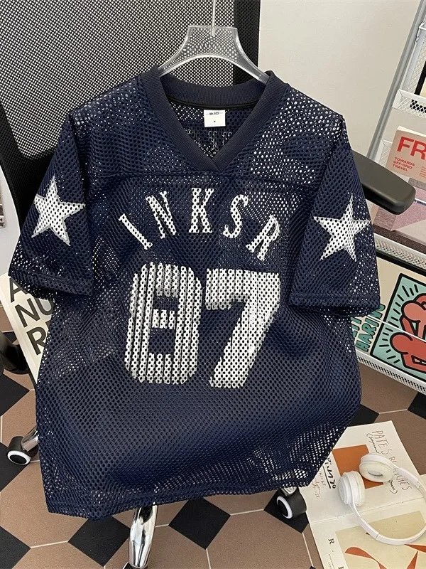 Мужская летняя футболка в американском ретро-стиле Street Sle 87 Me Eye с новым принтом, свободного кроя, для повседневной носки
Мужская летняя футболка в американском ретро-стиле Street Sle 87 Me Eye с новым принтом, свободного кроя, для повседневной носки