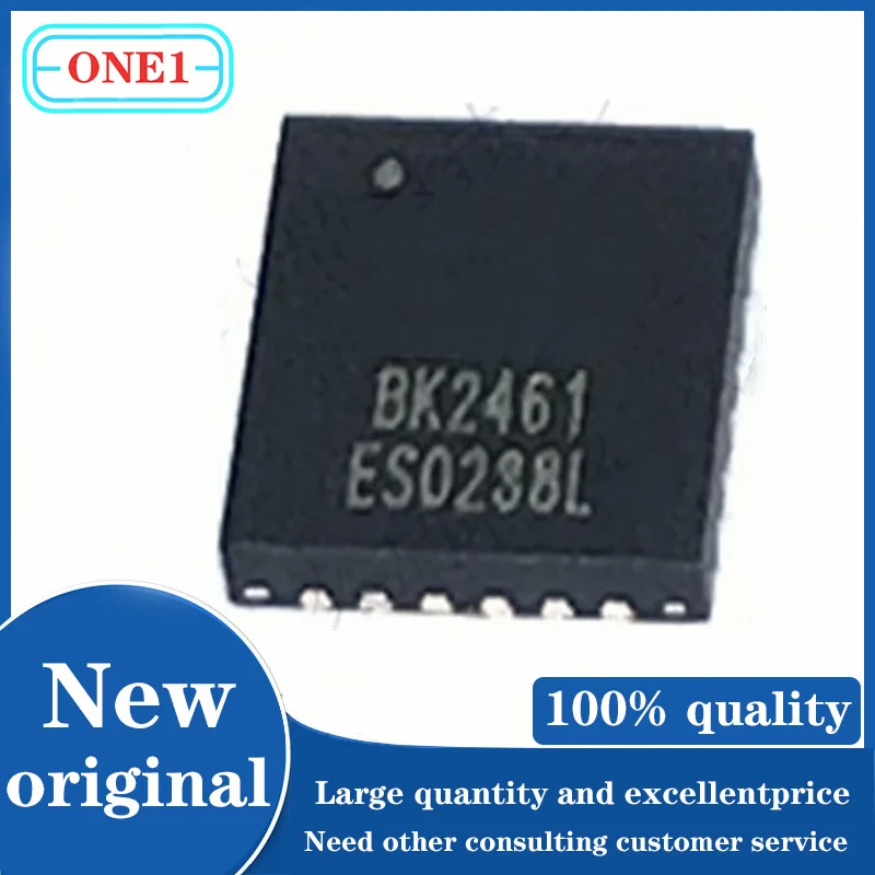 10PCS/lot Chip New original BK2461 BK2461QB QFN24 RF SOC chip FLIP 51 processor supports UART I2C interface
10PCS/lot Chip New original BK2461 BK2461QB QFN24 RF SOC chip FLIP 51 processor supports UART I2C interface