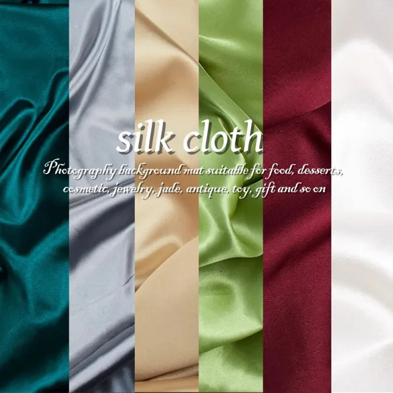 Selens 70x100cm/100x140cm Photo Silk Cloth Photography Background Cloth Silk Cloth Solid Color Still life Photography Props
Selens 70x100cm/100x140cm Photo Silk Cloth Photography Background Cloth Silk Cloth Solid Color Still life Photography Props