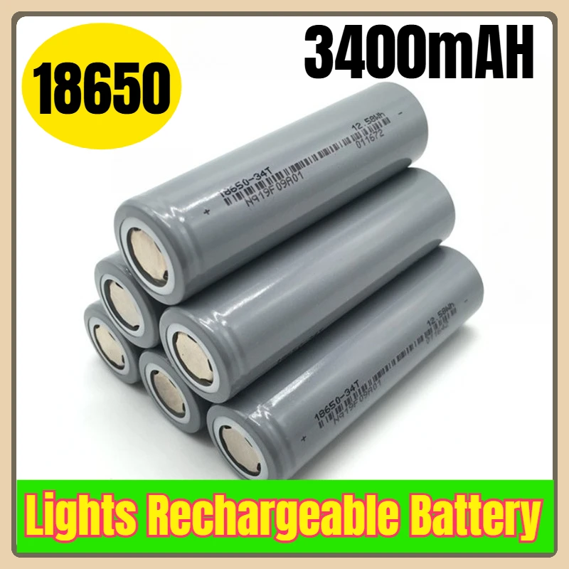 18650 3400mAh Lights Rechargeable Battery
18650 3400mAh Lights Rechargeable Battery