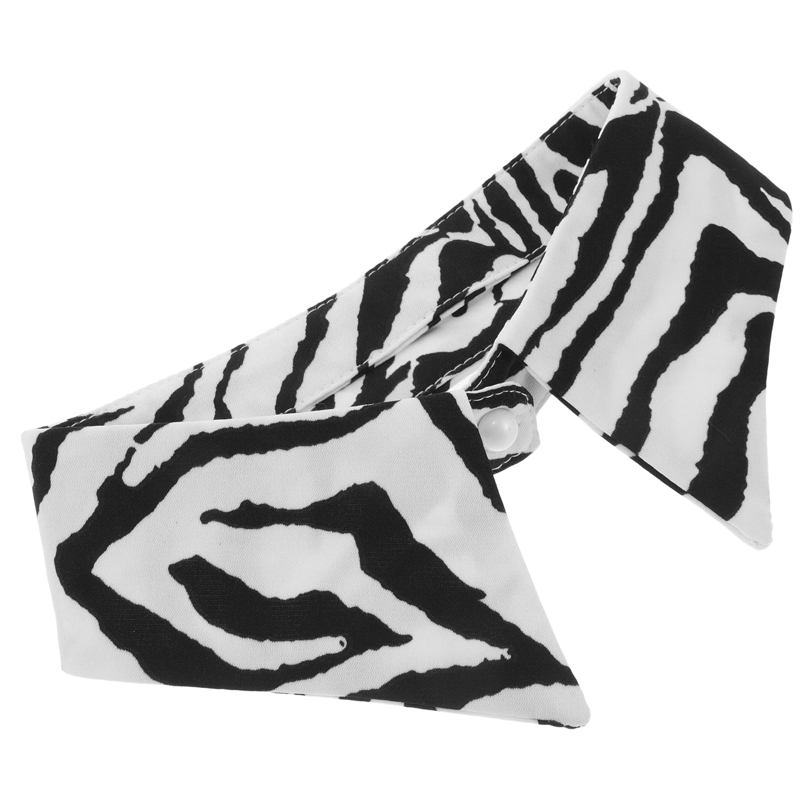 Detachable Fake Shirt Collar Chiffon Zebra Print Pointed Stand Collar for Women Multifunctional Decoration Casual Formal
Detachable Fake Shirt Collar Chiffon Zebra Print Pointed Stand Collar for Women Multifunctional Decoration Casual Formal