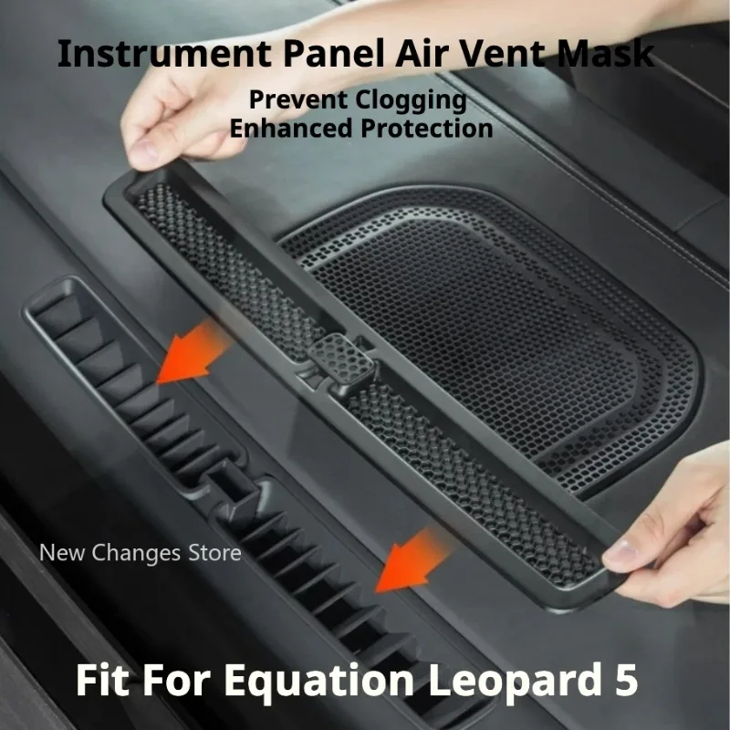 For BYD Equation Leopard 5 Car Central Instrument Air Outlet Protection Cover Auto Air Conditioning Dust Net Interior Parts
For BYD Equation Leopard 5 Car Central Instrument Air Outlet Protection Cover Auto Air Conditioning Dust Net Interior Parts