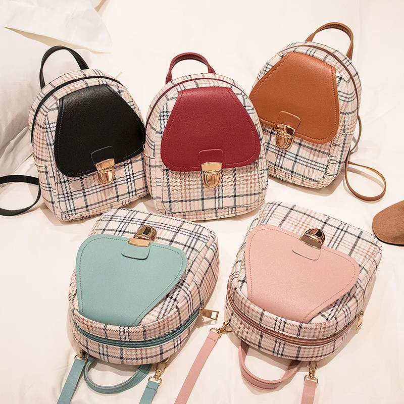 New fashion trend plaid print color-blocking buckle single shoulder bag Korean version gift double shoulder bag
New fashion trend plaid print color-blocking buckle single shoulder bag Korean version gift double shoulder bag