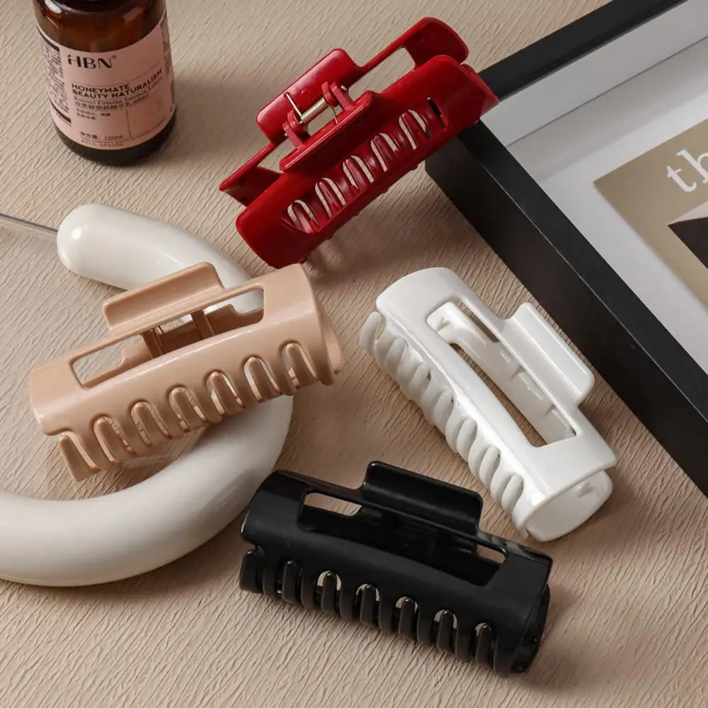 Non Slip Clamp Durable Hair Claw Solid Color Decor Ponytail Clip Soft Silicone Shark Clip DIY Hair Accessories Large Size Claw
Non Slip Clamp Durable Hair Claw Solid Color Decor Ponytail Clip Soft Silicone Shark Clip DIY Hair Accessories Large Size Claw