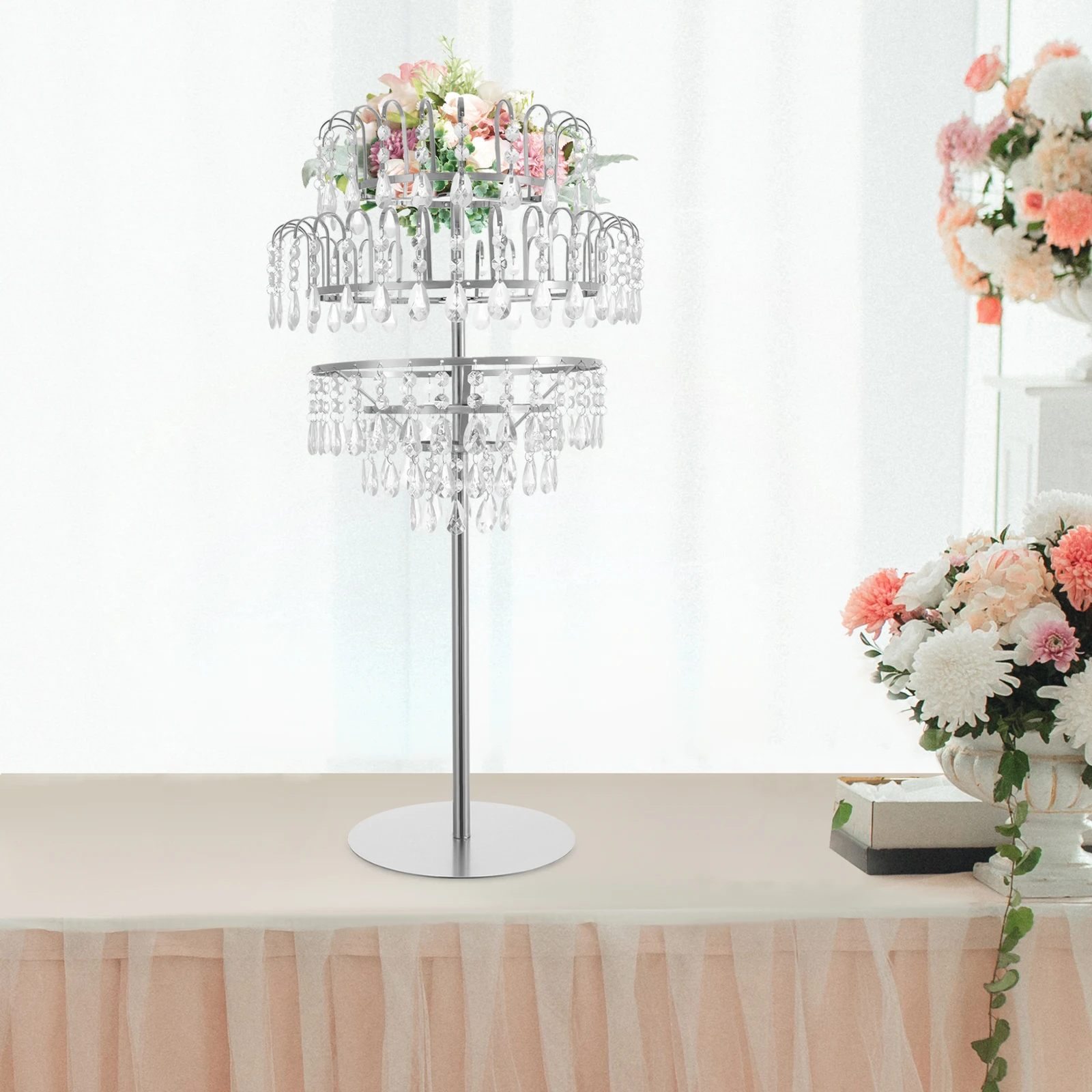 НОВЕЙШАЯ 5-ярусная подставка для цветов высотой 75 см (29,52 дюйма), подставка для цветов в форме фонтана для кафе, отелей, фестивалей, декора помещений
НОВЕЙШАЯ 5-ярусная подставка для цветов высотой 75 см (29,52 дюйма), подставка для цветов в форме фонтана для кафе, отелей, фестивалей, декора помещений