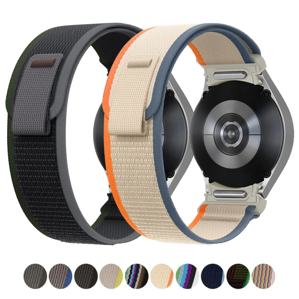 Ремешок для Samsung Galaxy watch 7 FE 6 5 Pro 4 classic 44 мм 40 мм 43 мм 47 мм без зазоров Нейлоновый браслет Trail correa Galaxy watch6 Ремешок
Ремешок для Samsung Galaxy watch 7 FE 6 5 Pro 4 classic 44 мм 40 мм 43 мм 47 мм без зазоров Нейлоновый браслет Trail correa Galaxy watch6 Ремешок
