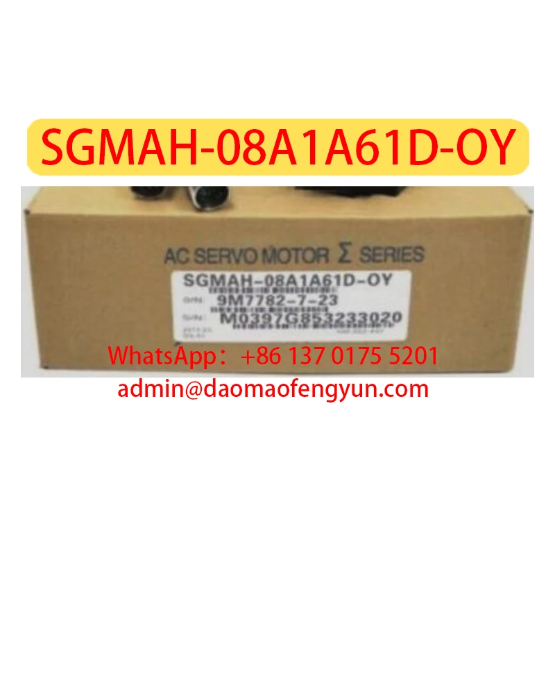 SGMAH-08A1A61D-OY Совершенно новый серводвигатель SGMAH 08A1A61D OY, быстрая доставка
SGMAH-08A1A61D-OY Совершенно новый серводвигатель SGMAH 08A1A61D OY, быстрая доставка