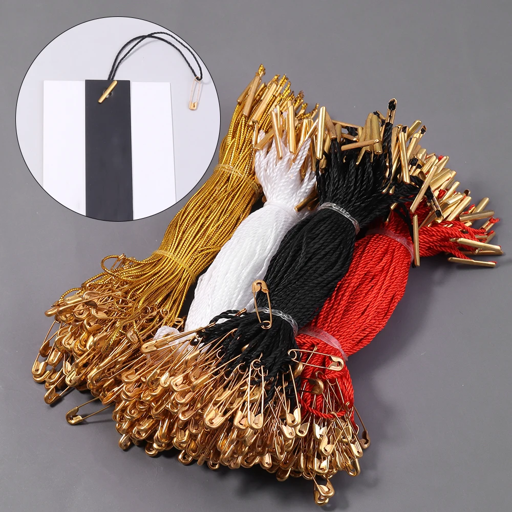 100pcs 11.5-12cm Clothing Hang Tag Loop Pins Polyester Rope Cords Tags Safety Pin Price Hanging Tablet DIY Clothing Accessories
100pcs 11.5-12cm Clothing Hang Tag Loop Pins Polyester Rope Cords Tags Safety Pin Price Hanging Tablet DIY Clothing Accessories