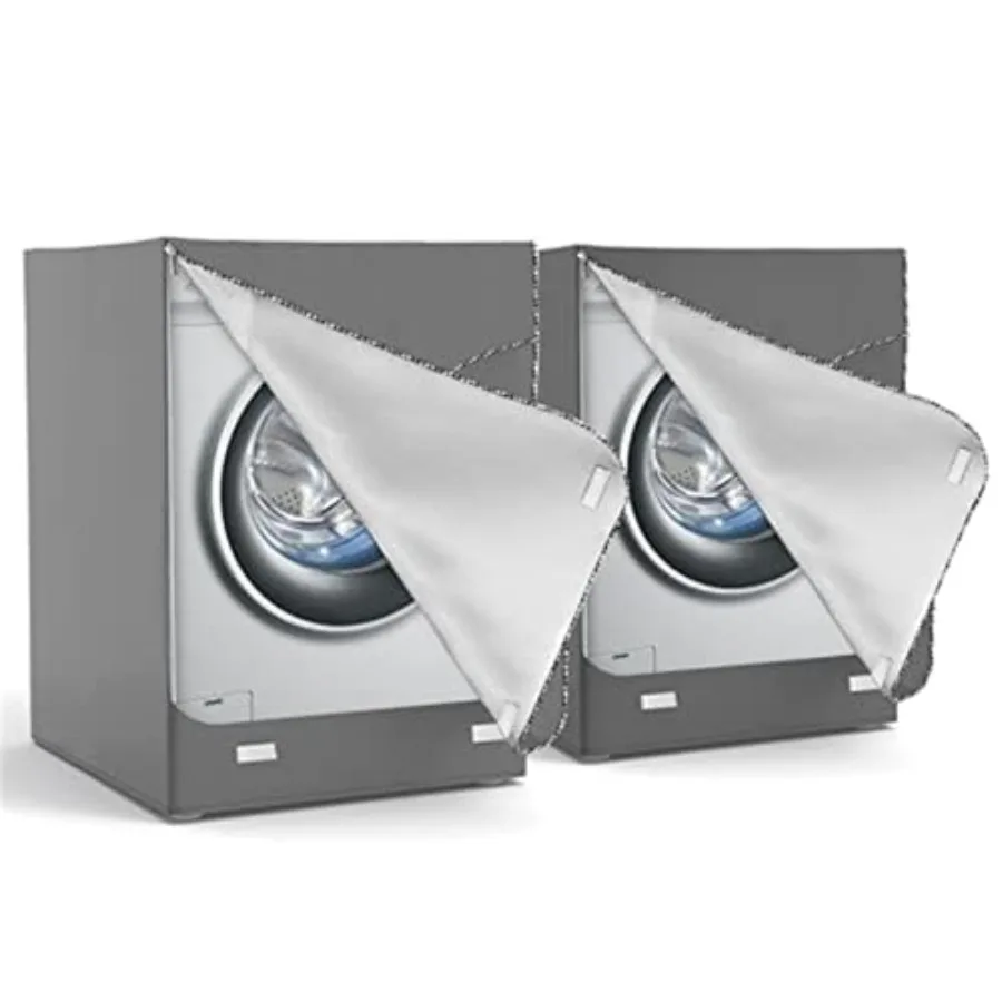 Комплект из 2 чехлов для стиральной машины и сушилки, водонепроницаемые, пылезащитные, для стиральных машин с фронтальной загрузкой, размеры W27 D33 H39 дюймов
Комплект из 2 чехлов для стиральной машины и сушилки, водонепроницаемые, пылезащитные, для стиральных машин с фронтальной загрузкой, размеры W27 D33 H39 дюймов