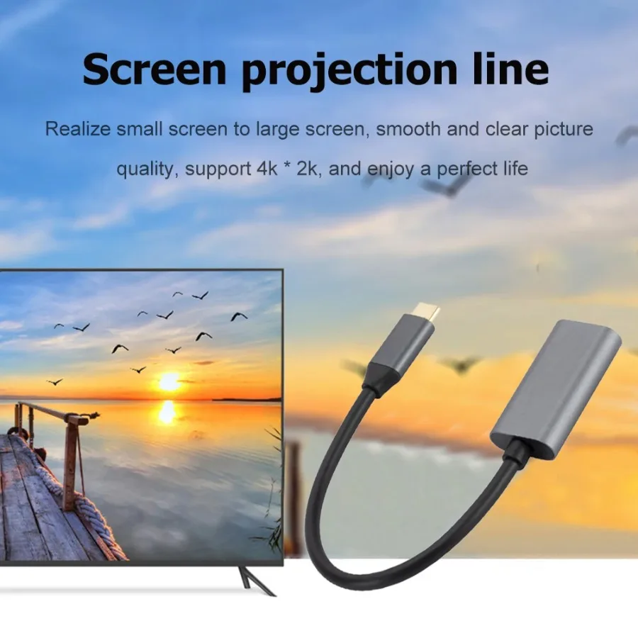 Совместимый адаптер LccKaa USB C-HDMI, конвертер USB 3.1 типа C для MacBook Pro, ноутбука, ПК, проектора, планшета HUAWEI
Совместимый адаптер LccKaa USB C-HDMI, конвертер USB 3.1 типа C для MacBook Pro, ноутбука, ПК, проектора, планшета HUAWEI